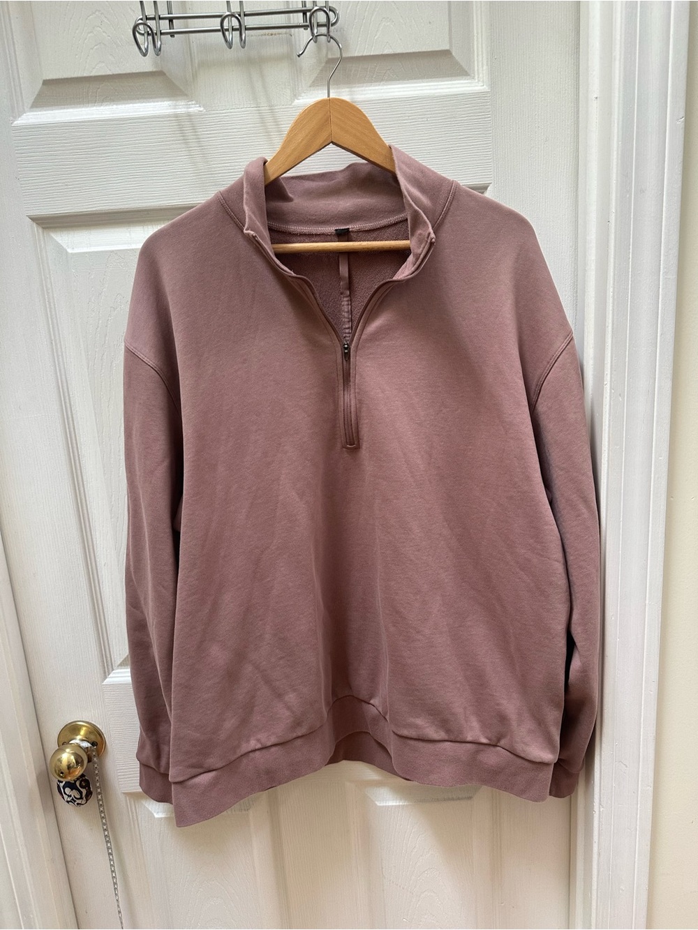 Lululemon Steady State Half Zip Men's Pullover sweatshirt red XL